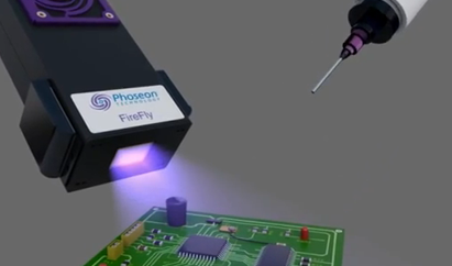UV LED curing systems for potting compounds